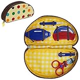 MIKIHOUSE FIRST(ミキハウスファースト)ドット柄収納ポーチ付きグルーミングセット -,マルチ