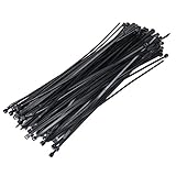 Lovoski ケーブルタイ　ケーブル結束バンド　ケーブルタイ 195 x 2.5mm　黒　約１００個