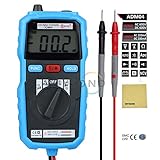 Wiysond ADM04 デジタル マルチメータ DMM LCD ミニポケット 2000 カウント DC/ AC電圧電流計ダイオードテスタ