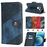 Moto g53y 5g ケース モトローラ g53y ケース 手帳型 moto g53j 5g ケース 耐衝撃 カード収納 全面保護 薄型 軽量 モトローラ g53j ケース 防水 マグネット 柔らかいTPU レザー Motorola moto g53j 5G / g53y 5G ケース 適応 6.5インチ - ブルー