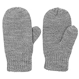 Polarn O Pyretソフトメリノウールミトンベビー カラー: グレー