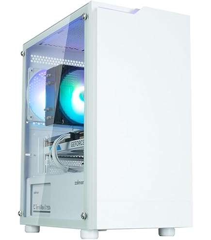 Amazon.co.jp: ATX ミドルタワーケース P120 Crystal White : パソコン