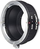 K&F Concept レンズマウントアダプター KF-EFX (キャノンEFマウントレンズ → 富士フィルムXマウント変換)