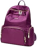 MILA BORSA リュック レディース 通学 通勤 リュックサック ママバッグ ナイロン マザーズリュック 大容量でも軽くて丈夫 (03 パープル)