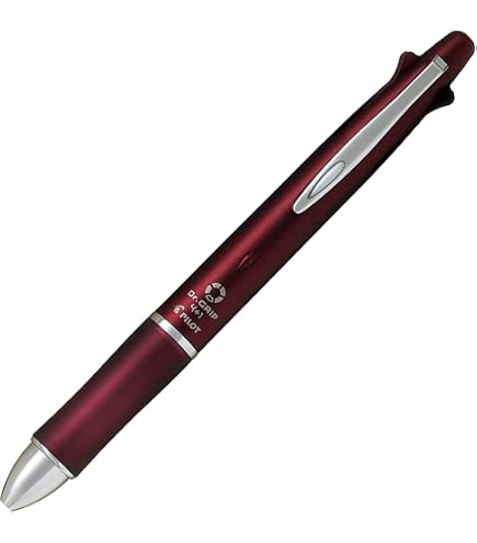 Amazon | 限定 Dr.GRIP/ドクターグリップ 4+1 極細0.5mm【レッド】多 