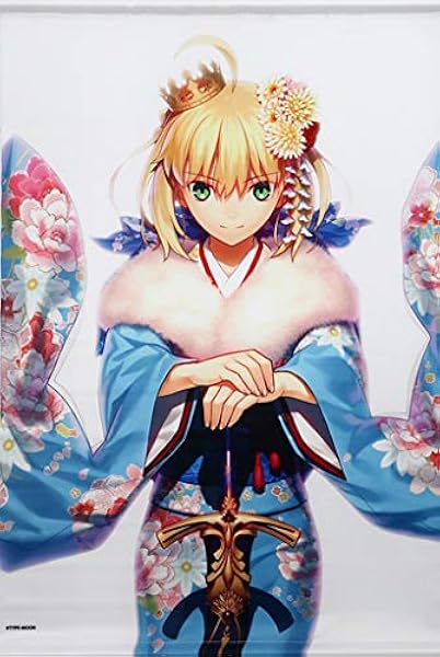 Amazon 和服セイバー B2タペストリー 武内崇イラスト Fate Stay Night アニメ 萌えグッズ 通販