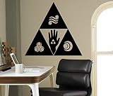 Kingdom of Hyrule伝説ビデオゲーム壁デカールビニールステッカープリンセスZeldaホーム内部リビングルーム装飾ドアステッカーキッズ子供部屋Idea寝室カスタムデカール27 ( ZDA