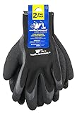 Wells Lamont Cold Weather Latex Coated Work Gloves, Large, 2-pack (526LN) by Wells Lamont
