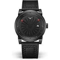 ZINVO GUNL 時計　自動巻き ZINVO GUNL 時計 自動巻き タービン型秒針がグルグル回転】時計