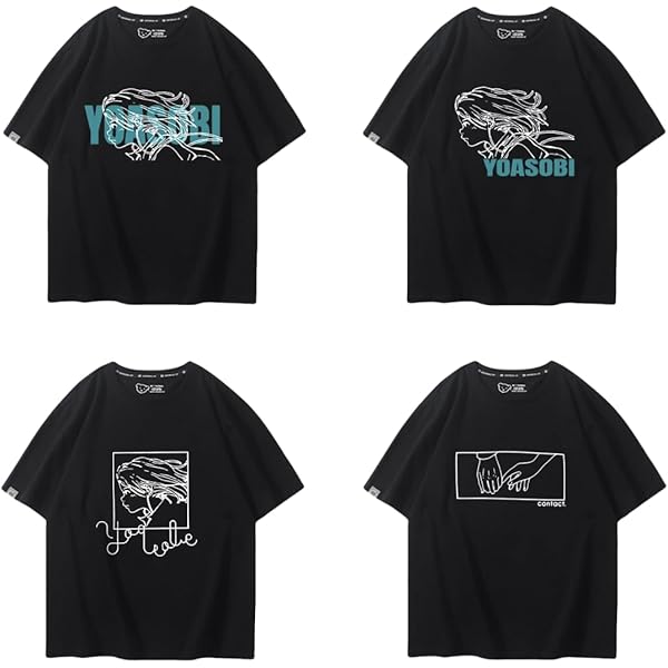 【新品】海外限定グッズYOASOBI Tシャツチャコール(XL) yoasobi YOASOBI Online Store