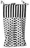 Tadpoles Damask Diaper Stacker, Black/White by Tadpoles