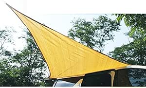 Amazon 三角タープ3 6mx3 ベージュ系 三角シェード 厚手の遮光ネット 紫外線カット率90 シェードセイル 日よけシート Lacometa タープ