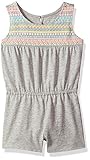 The Children's Place Toddler Girls' Her Li'l Knit Embroidered Romper H/T Falcon 5T [並行輸入品]