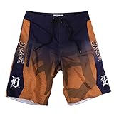KLEW MLB Detroit Tigersグラデーションボードショーツ XL ブルー