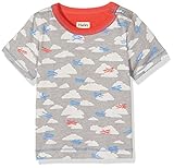 Hatley ハットレイ 男の子 飛行機と雲柄・ベビーTシャツ 80cm ~ 85cm 、18-24M(79-84cm) マルチカラー 綿100% TSWPLPL460