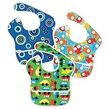 Bumkins　防水よだれかけ 3枚セット☆ (ポップ)　【並行輸入品】