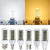 ILS - E27/E14/E12/B22/G9/GU10 LED Bulb 6W SMD 4014 96 600LM Pure White/Warm White Corn Light Lamp AC