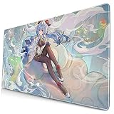 原神 げんしん アニメ マウスパッド プレイマット 大型 デスクマットおしゃれ キャラクター かわいい キーボード 防水 贈り物 75cmx40cm