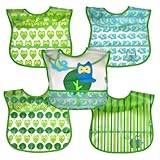 green sprouts 5 Count Eva Bib, Owl by green sprouts [並行輸入品]