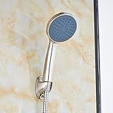 Rozinハンドヘルドシャワーヘッド+ホース+シャワーホルダーつや消しニッケル