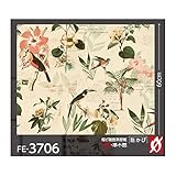 ボタニカル調 のりなし壁紙 サンゲツ FE-3706 92cm巾 50m巻〔防カビ〕〔日本製〕