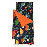 Panda Dady Toddler Nap Mat with Minky Dot Blanket - Dinosaur [並行輸入品]