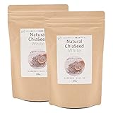 ホワイトチアシード 400g ( 200g x 2袋 ) 国際規格 オーガニック 認定 高品質...