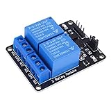電子用の5V SRD-05VDC-SL-C2 2xチャネル継電器モジュール