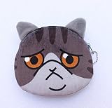 かわいい にゃんこ ポーチ 猫小銭入れ ミニファスナーポーチ (C)