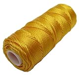 クラフト社 革工具 ナイロンボンド糸 50m巻 黄 8616-06
