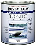 Rust-Oleum 207000 Marine Topside Paint, Semi-Gloss White, 1-Quart [並行輸入品]