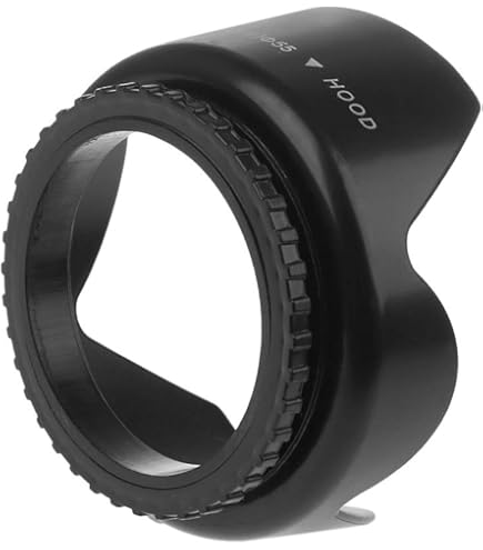 Amazon | ZEROPORT JAPAN 花形レンズフード 55mm 反転収納OK ねじ込み