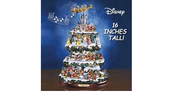 Amazon 海外限定品disney公認ディズニークリスマスツリー50のキャラクターと動く電車 ミッキー ミニー プーさん シンデレラ城 アニメ 萌えグッズ 通販