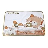 [50*70cm] かわいいくま防水再利用可能なパッドベビーベビーベッドシーツ、C