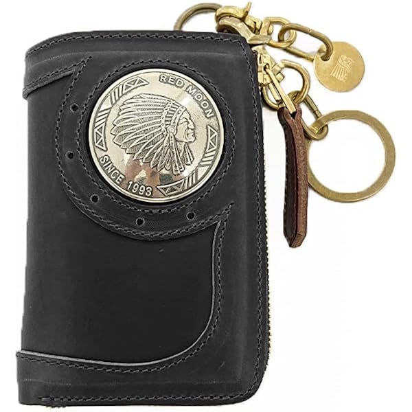 Amazon | [レッドムーン] ミドルウォレット L型ファスナー 財布