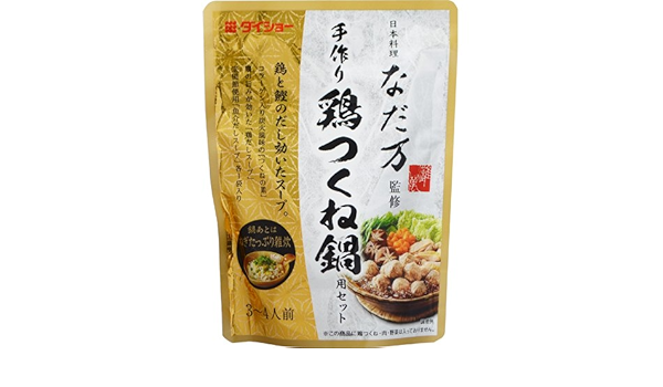 Amazon ダイショー なだ万監修 手作り鶏つくね鍋用セット 3 4人前 1g ダイショー 調味料 食用油 ドレッシング 通販