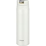 タイガー魔法瓶(TIGER) タイガー 水筒 500ml サハラ マグ ステンレスボトル ワンタッチ 軽量 シェルホワイト MCX-A502WR
