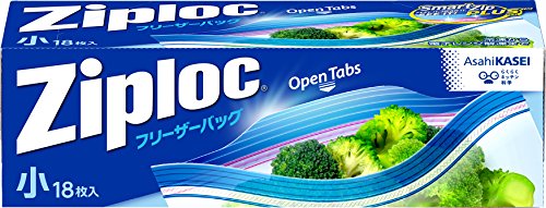 ジップロック フリーザーバッグ 小18枚入