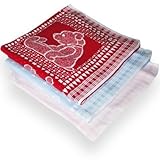 SonnenStrick 100% Organic Cotton Knitted Baby Blanket (Bear) Made in Germany (Pink) by SonnenStrick