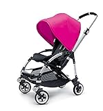 Bugaboo Bee 3 Stroller Aluminum Frame and Black Seat with Bee Plus Canopy (Pink) by Bugaboo [並行輸入品]