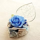 【ベルシック】 プリザーブドフラワー　プリンセスローズ・ブルー　 枯れないお花　お祝・お見舞い　　　＜即日出荷＞＜送料無料（一部地域を除き）＞