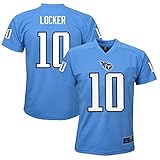 Outerstuff Jake Locker NFL Tennessee Titans Player Name & NumberレプリカジャージーユースS - XL M/10-12 ブルー