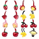 ヘアゴム ヘアクリップ　　ヘアピン ヘアアクセサリー 髪飾り ランダム 二重　８個セット　可愛い　レデイース　キュート おしゃれ　人気な髪飾り　 (ヘアゴム)