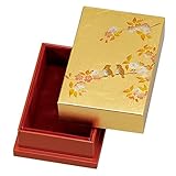 小物入れ 収納 海外 土産 日本のお土産 山中塗 小箱 金箔花鳥 M13081-2