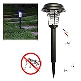 Jimeng　蚊を撃退！ ソーラー充電式　LEDガーデンライト　ソーラー殺虫ライト　センサー で自動点灯　電源不要　ソーラーライト　屋外