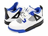 [ナイキ] NIKE AIR JORDAN 4 RETRO TD WHITE/GAME ROYAL/BLACK 【MOTOR SPORTS】 [並行輸入品]