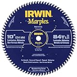 Irwin Tools 1807381 Marples Laser Cut 10-Inch 84-Tooth Triple Chip Grind Circular Saw Blade [並行輸入品]