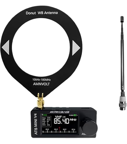 Amazon.co.jp: AMNVOLT V4 ATS MINI ラジオ IPS スクリーン Si4732 DSP