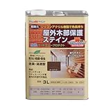 アトムハウスペイント 水性ウッドエバープロテクト(耐久ステイン) 3L オールナット