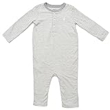 (ポロ ラルフローレン) Polo Ralph Lauren 320670404 ストライプド コットン ジャージー カバーオール ロンパース ベビー ポニー ポロ ギフト プレゼント 出産祝い 3C